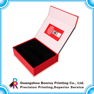 High end book shaped custom jewelry gift packaging box